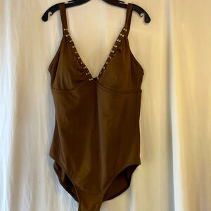 Merona swimsuit XL with tummy control